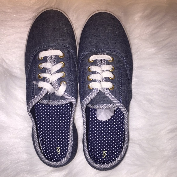 Blue Denim Casual Sneakers (NWOT) - Picture 3 of 6